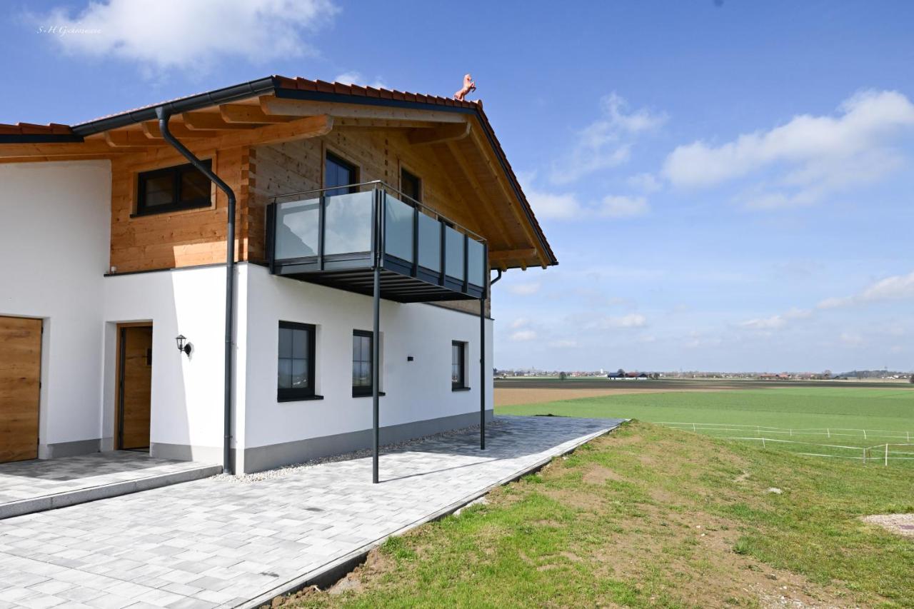 Holzwies Chalets Unterneukirchen Exterior foto
